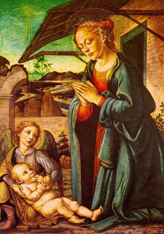  The Madonna Adoring the Child Jesus